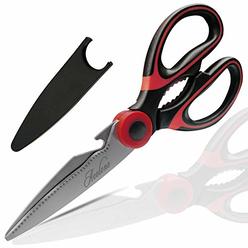 Acelone Kitchen Shears, Acelone Premium Heavy Duty Shears Ultra Sharp Stainless Steel Multi-function Kitchen Scissors for