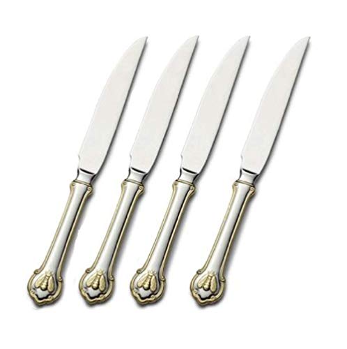 Wallace Napoleon Bee Gold 18/10 Stainless Steel Steak Knife (Set of Four)