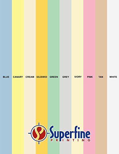 S Superfine Printing Pastel Color Paper 10 Assortment Colors of 25 Each, 20  Lb, 250 Sheets Per Pack (8.5-x-11-inch)