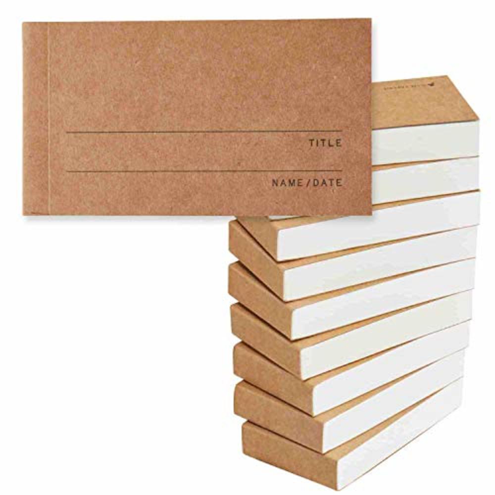 GSM Brands Flip Book 10 Pack - 88 Blank Animation Paper Sheets per Flipbook  (176 Pages)  x  Inches - for Sketching and Cartoon