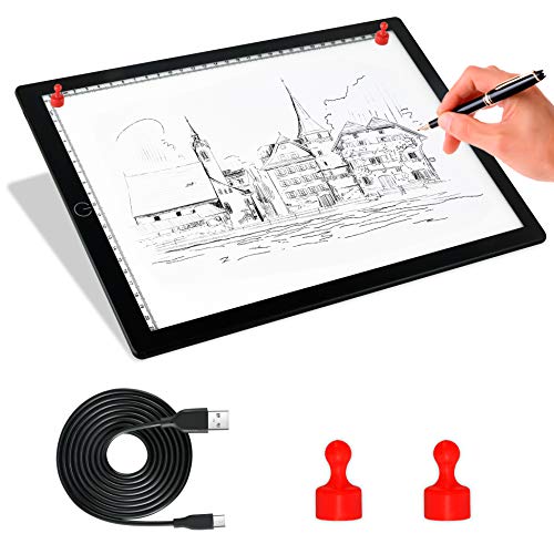 Magnetic Light Pad Portable Tracing Light Box for Drawing