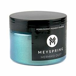 meyspring mermaid dust mica powder for epoxy resin - 50 grams - great for resin art, epoxy resin, and uv resin - epoxy resin 