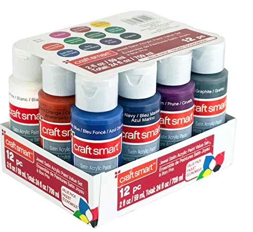 Apple Barrel 12 Pack Matte Finish Multi Color Acrylic Paint Value Craft Set