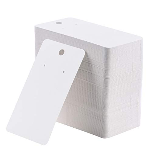 Coopay 200 Pieces Earring Display Card Earring Card Holder Blank