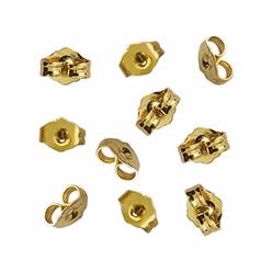 Gold Earring Backs for Studs, Moconar 12PCS 925