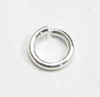 Dreambell 100 pcs 3mm Sterling Silver Open Jump Rings Bead 24ga (gauge) / Findings/Bright