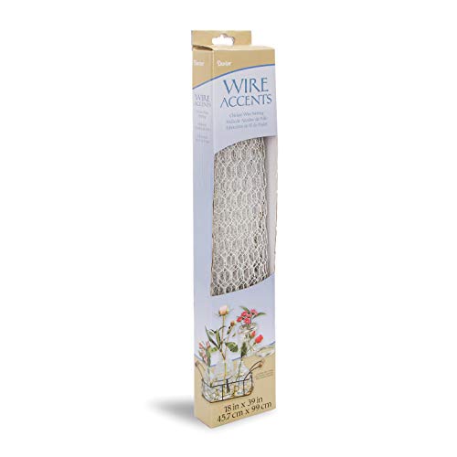 Darice Chicken Wire Net Painted White 18 x 39 inches (3-Pack) 6614-102