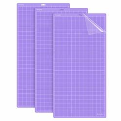 DOOHALO Cutting Mat for Silhouette Cameo 4 Cutting Machine 12 X 24 inch 3 Pack Replacement Adhesive Mats for Silhouette Cut
