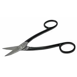 PMC Supplies LLC Curved Blade Shears with Scissor Handles Metal Sheet Template Pattern Cutting Jewelry Making Tool - Made in Germany