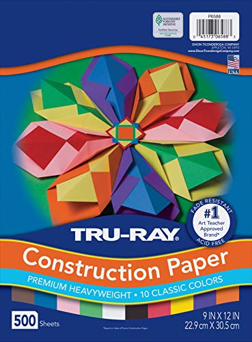 Tru-Ray (P6588-4) Heavyweight Construction Paper Bulk