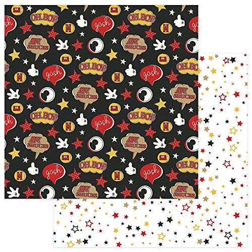 GOWA Oh Boy A Day at The Park 12x12 Scrapbook Paper - 5 Sheets
