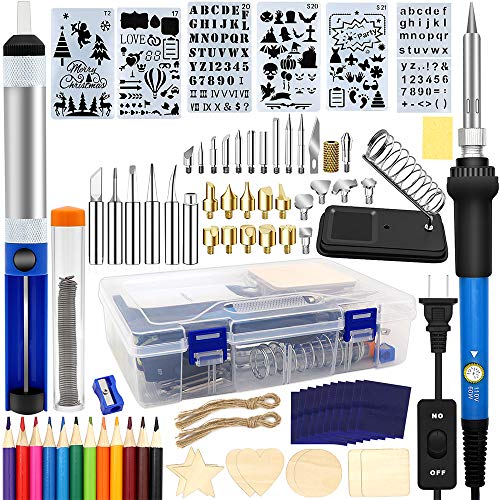 Wood Burning Kit 95pcs, West Bay Soldering Pyrography Pen with