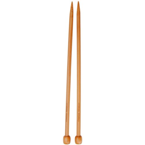 ChiaoGoo Single Point 13 inch (33cm) Wooden Knitting Needle Size US 50 (25mm) 1033-50