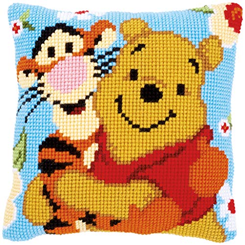 Vervaco Cross Stitch Cushion Kit Disney Winnie and Tigger PN-0014595