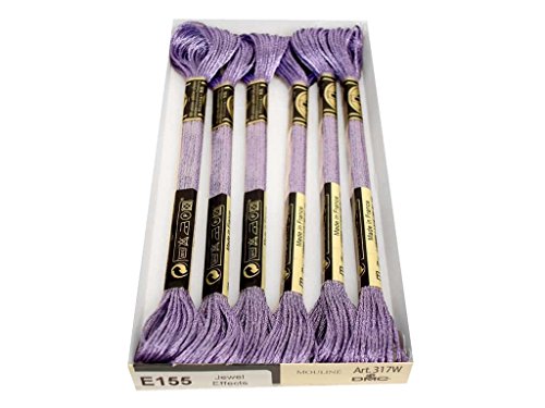 DMC Light Effects Embroidery Floss 8.7 yd. Amethyst (6 skeins)