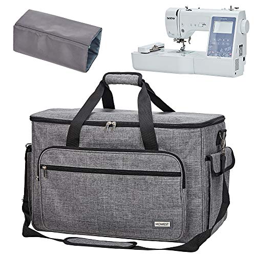HOMEST Sewing and Embroidery Machine Carrying Case, Universal Tote Bag