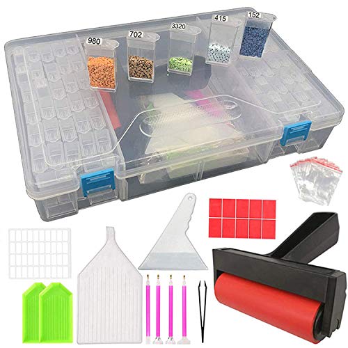 ARTDOT Diamond Painting Tools Kit, Diamond Embroidery Accessories Storage  Container (Storage Box with Tools)