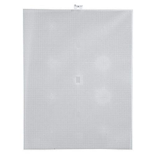 Darice #10 Mesh Plastic Canvas White Rectangle 10-1/2 x 13-1/2 (12-Pack) 33030-2