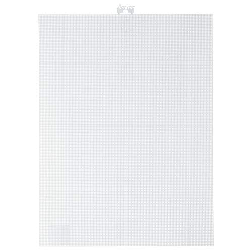 Darice #14 Mesh Plastic Canvas White 11 x 8-1/2 (12-Pack) 33275-2