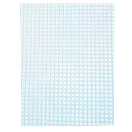 Darice #7 Mesh Plastic Canvas Light Blue 10.5 x 13.5 (12-Pack) 33900-5