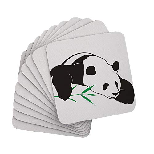 MS WGO 10 PCS Square Sublimation Coaster Blanks Cup Mat Sublimation Rubber  Coasters Sublimation Blank Heat Transfer Cup