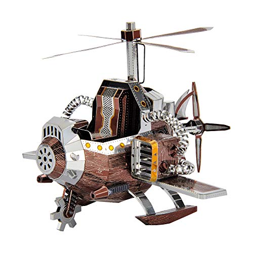microworld 3d metal puzzles, battlefield rescue aircraft military helicopter metal model kits, diy brain teaser 3d puzzles ar