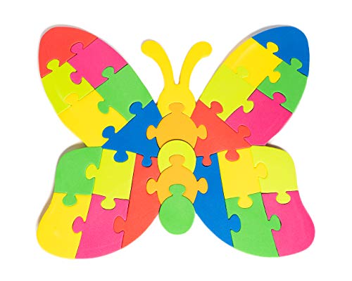 SophiaJames Foam Floor Puzzle Toy | SophiaJames Foam Floor Mat Puzzle | Toddler Puzzle | Kid Puzzles Age 3 | Reversible Letters on one