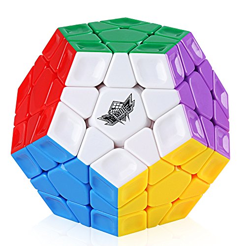 D-FantiX Cyclone Boys 3x3 Megaminx Stickerless Speed Cube Pentagonal Dodecahedron Cube Puzzle Toy
