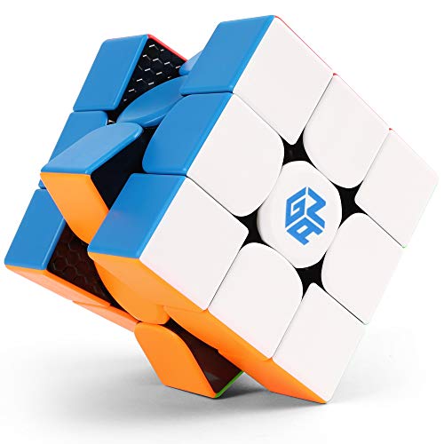 LotFancy GAN 356 R S 3x3 Speed Cube Gans 356 R S 3x3 Magic Cube, Gan356 RS 3x3x3 Speed Cube Puzzle, Stickerless