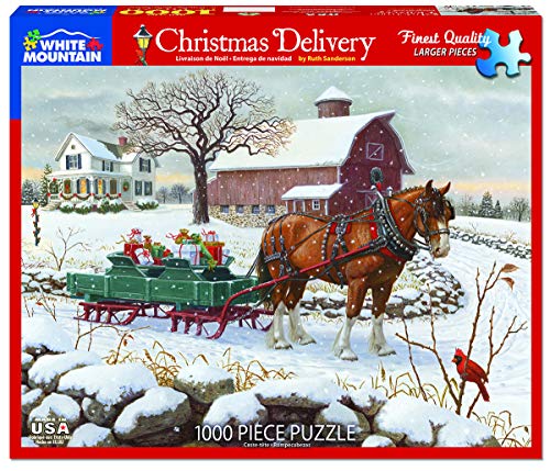 White Mountain Puzzles Christmas  1000 Piece Puzzle, 1 EA