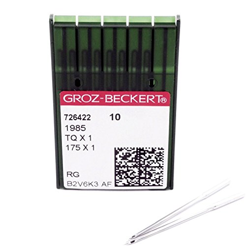 GROZ-BECKERT 100 Pk. Groz-Beckert TQX1 175X1 Industrial Sewing Machine Needles (18 (Metric Size 110))