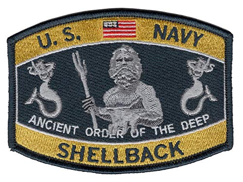 Popular Patch Navy Shellback King Neptune Hat Patch