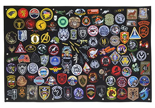 Antrix Tactical Morale Patch Holder Patch Panel Patch Wall Display Board Patch Hang Display Poster Frame Military Hook and
