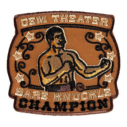 PatchStop Gem Theater Boxing Champion Tan Iron On Patches for Clothing  Jeans - 3x2.75in Small DIY Sew On Patch for Jackets