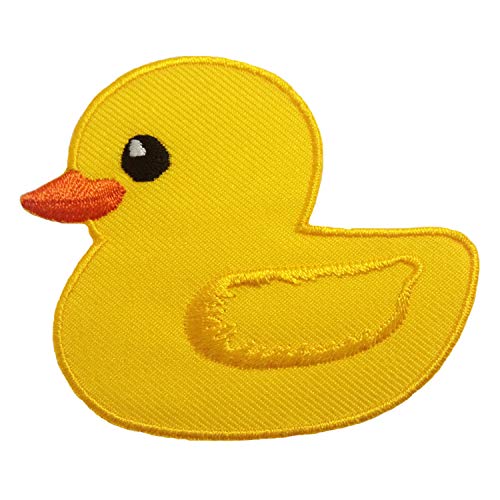Ibestbuysell Duck Cute Animal Farm Sew on or Iron on Patches Embroidered Applique Craft Accessory for Decorate Your Clothes Jeans Tshirt