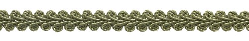 DCOPRO 1/2 inch Basic Trim French Gimp Braid, Style# FGS Color: SAGE - L83 Green, Sold by The Yard
