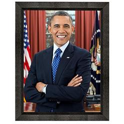 Frame a Patent Barack Obama Photograph in a Black Beveled Frame - Historical Artwork from 2012 - US President Portrait - (5" x 7") -