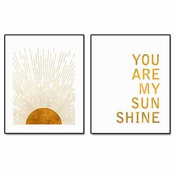 ArtPrint Sun Rise Art, You Are My Sunshine, Kid Room Wall Decor, Boho Sun Wall Art, Minimalist Art, Boho Art Print, Modern Art, Sun