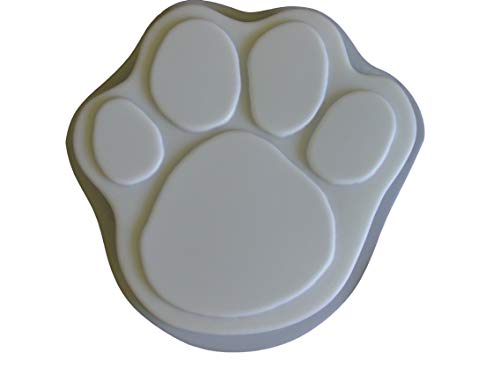 Mold Creations Huge 16 Inch Dog Cat Paw Print Stepping Stone Concrete Plaster Mold 1148