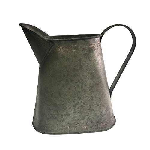 COLONIAL TIN WORKS Colonial Tin Works Small Decorative Industrial Tabletop Metal  Pitcher