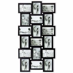 HELLO LAURA - Photos Collage Frame for Wall 18 Opening Picture Frames in 4x6 Inch Photo Frames Collage for Wall Decor for Family
