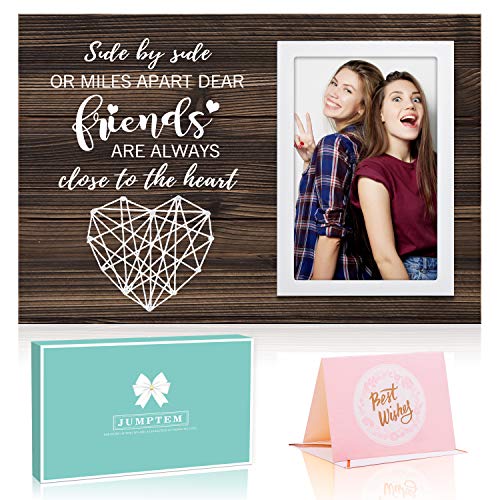 Beauty&Jones Friend Picture Frame Gifts for Friend, Long Distance Friendship Gifts for Him Her for Friendship - Birthday Gifts for Women