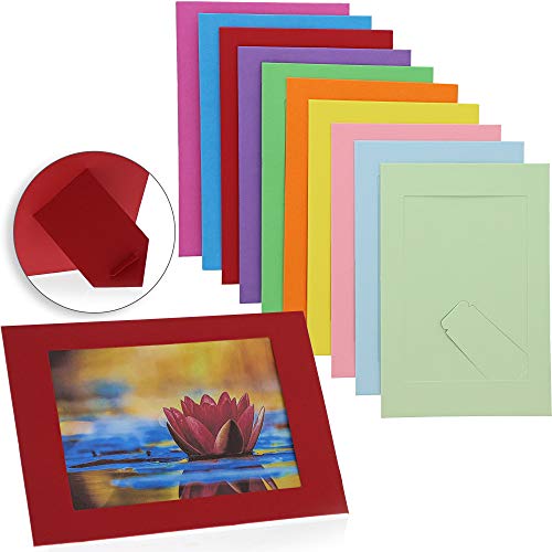 Juvale Cardboard Photo Picture Frame Easel (50 Pack) 4 x 6 Inches, 10