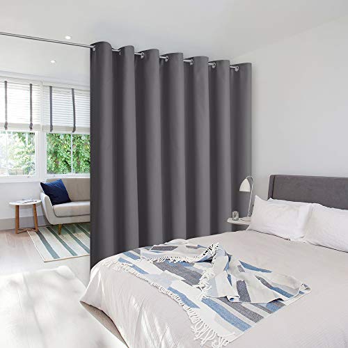 NICETOWN Room Divider Curtain Screen Partitions, Thermal Insulated Blackout Patio Door Curtain Panel, Sliding Door Curtains