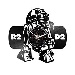 Clock R2-D2 Star Wars Gift for Man Vinyl Record Wall Star Wars Record Star Wars Vinyl Wall Wall Vintage Star Wars Star Wars