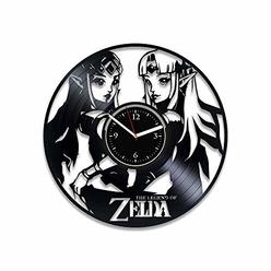Clock Legend Of Zelda Wall Art Zelda Vinyl Wall Clock Video Game Wall Clock Modern Birthday For Gamer Zelda Clock For Fan