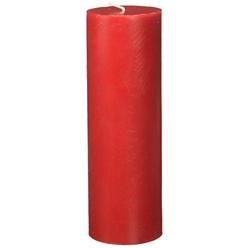Zest Candle Pillar Candle, 3 by 9-Inch, Red