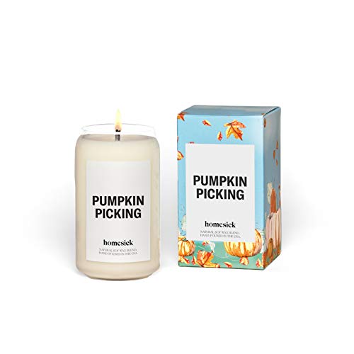 Homesick Scented Candle, Pumpkin Picking, 13.75 oz