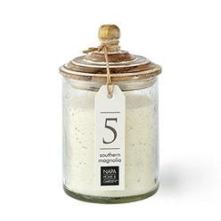 NAPA HOME & GARDEN Southern Magnolia Gray Oak Soy Wax Scented Jar Candle by Napa Home