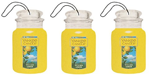 Yankee Candle Sicilian Lemon Car Jar 3PACK